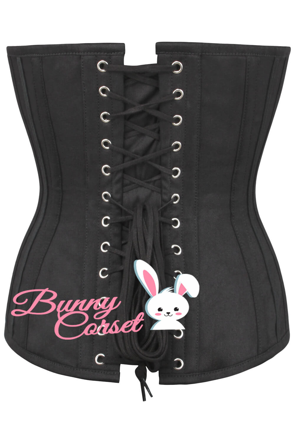 Geonna Single Layer Black Cotton Corset