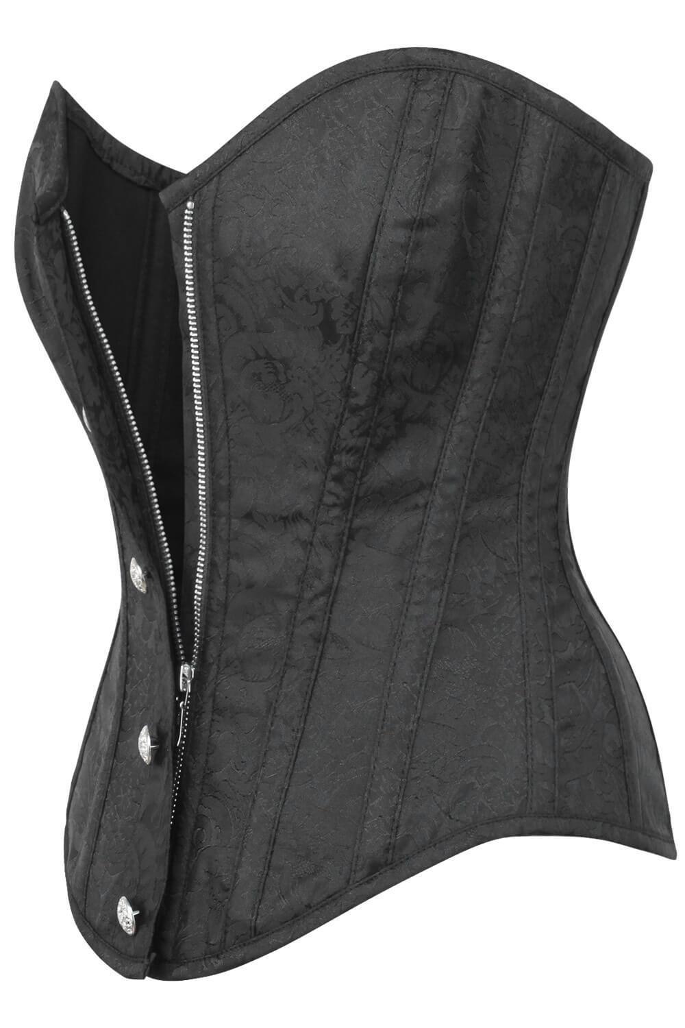 Livia Overbust Bespoke Black Corset