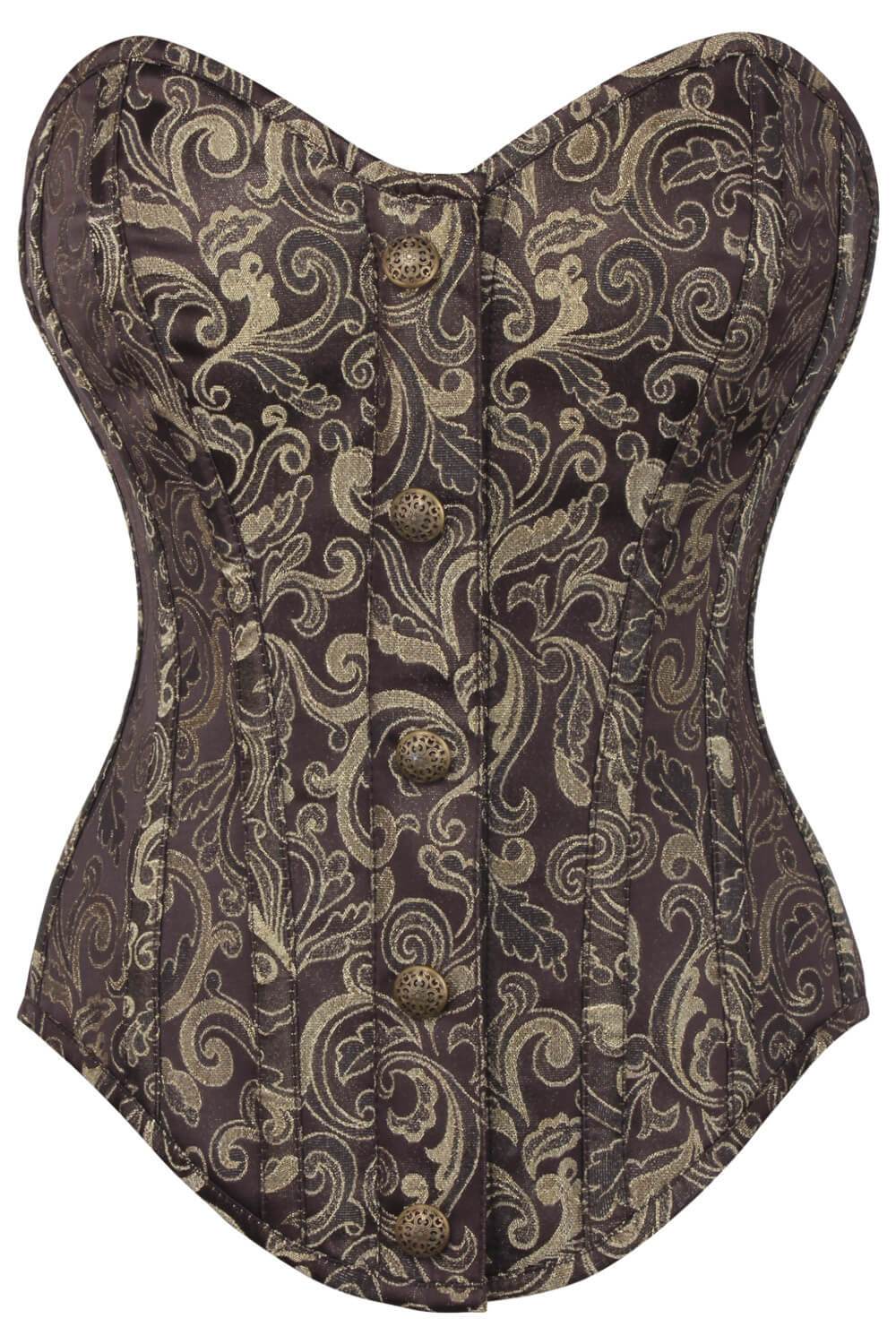 Mercy Bespoke Overbust Brocade Corset