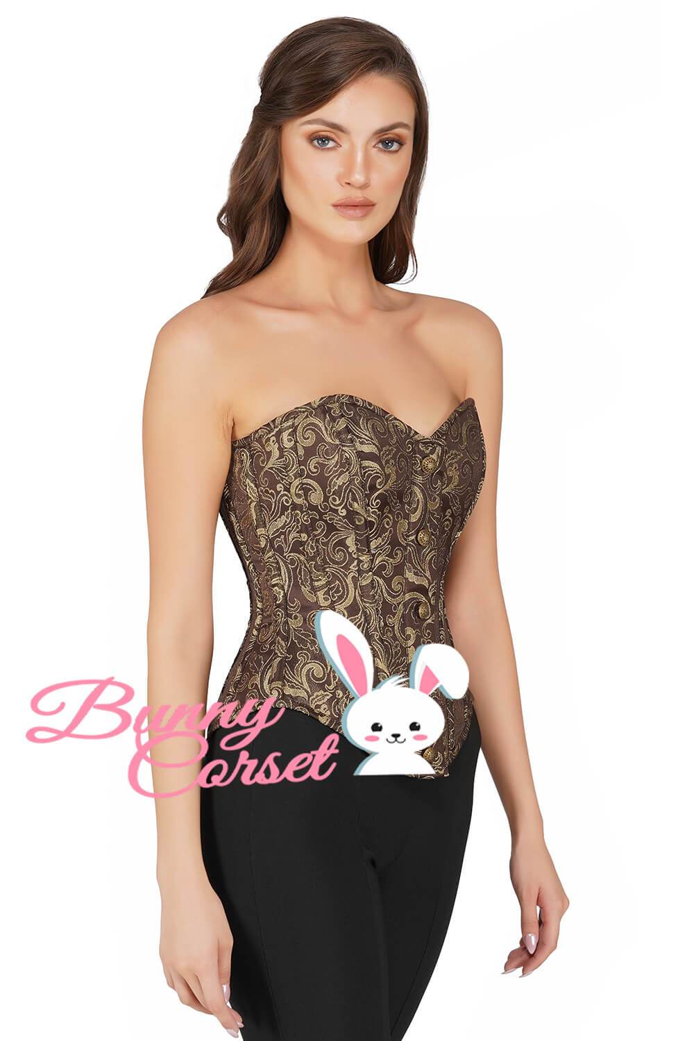 Mercy Bespoke Overbust Brocade Corset
