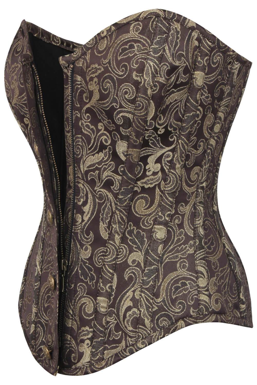 Mercy Bespoke Overbust Brocade Corset