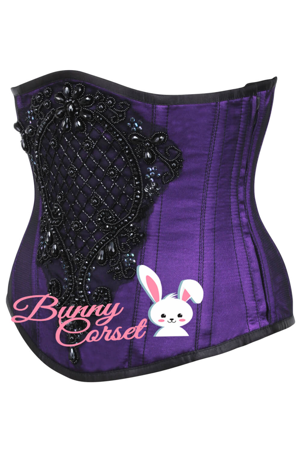 Esme Embroidered Lace Overlay Couture Corset