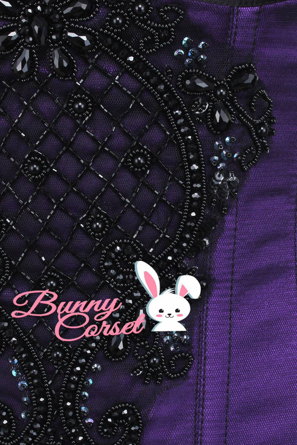 Esme Embroidered Lace Overlay Couture Corset