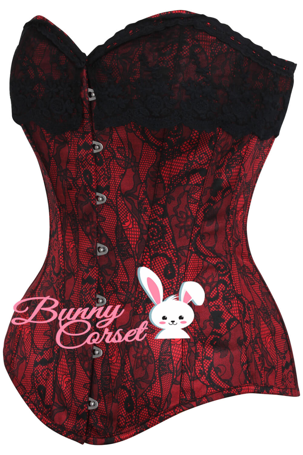 Hydee Red Overbust Corset