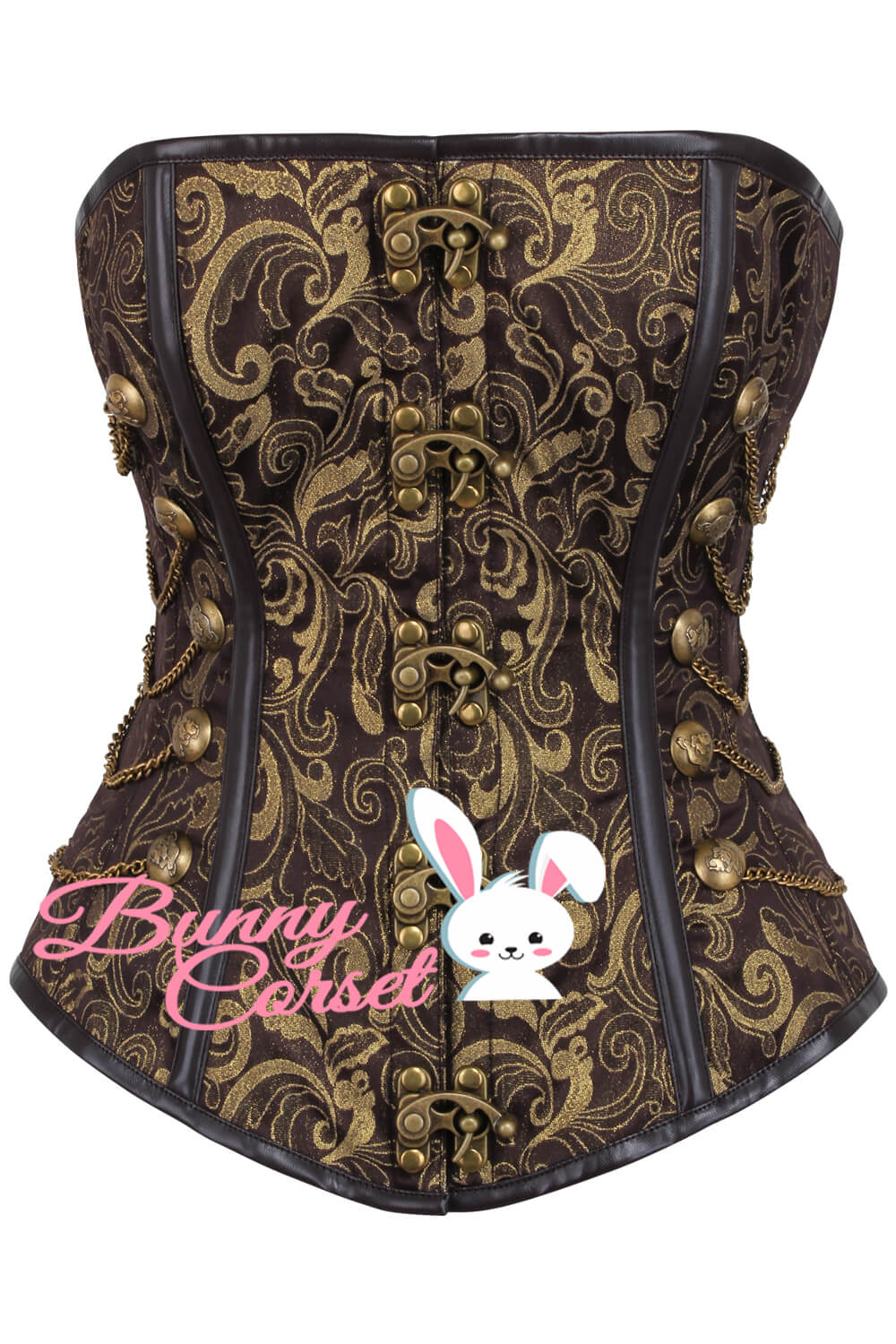 Clark Overbust Steampunk Corset