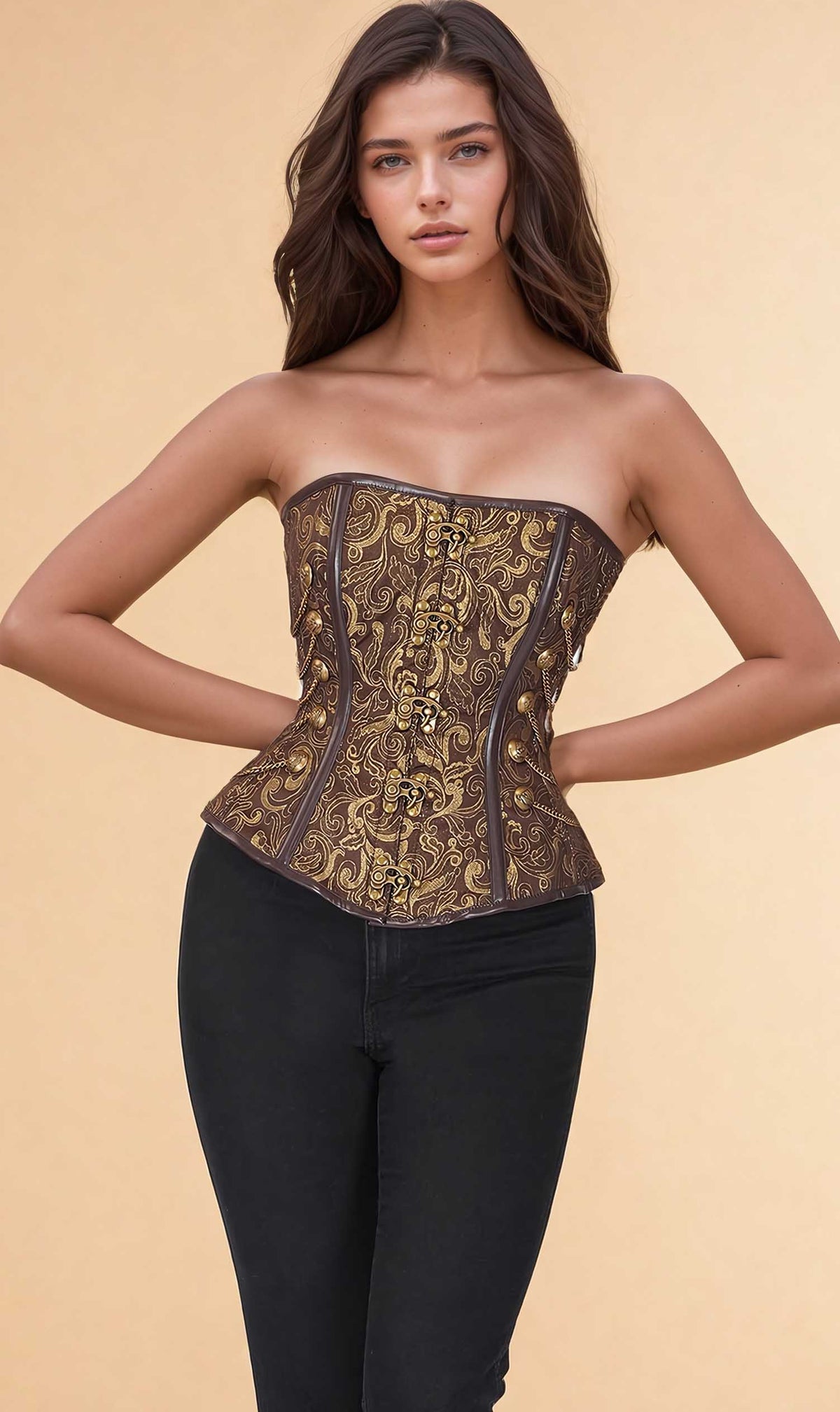 Kamara Overbust Steampunk Corset