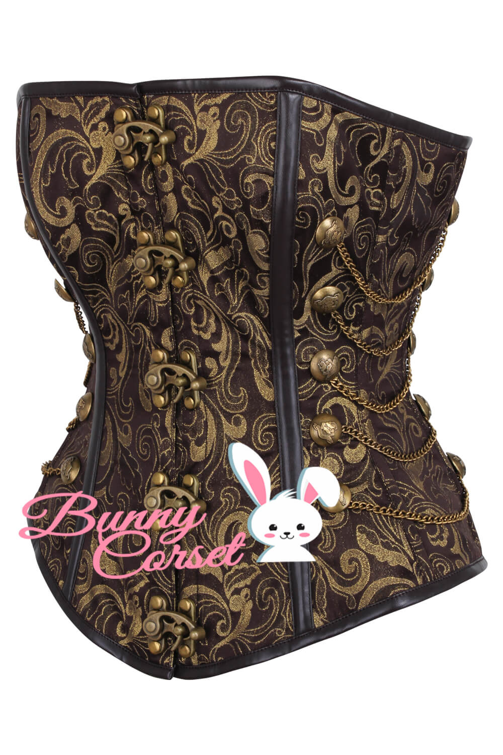 Clark Overbust Steampunk Corset