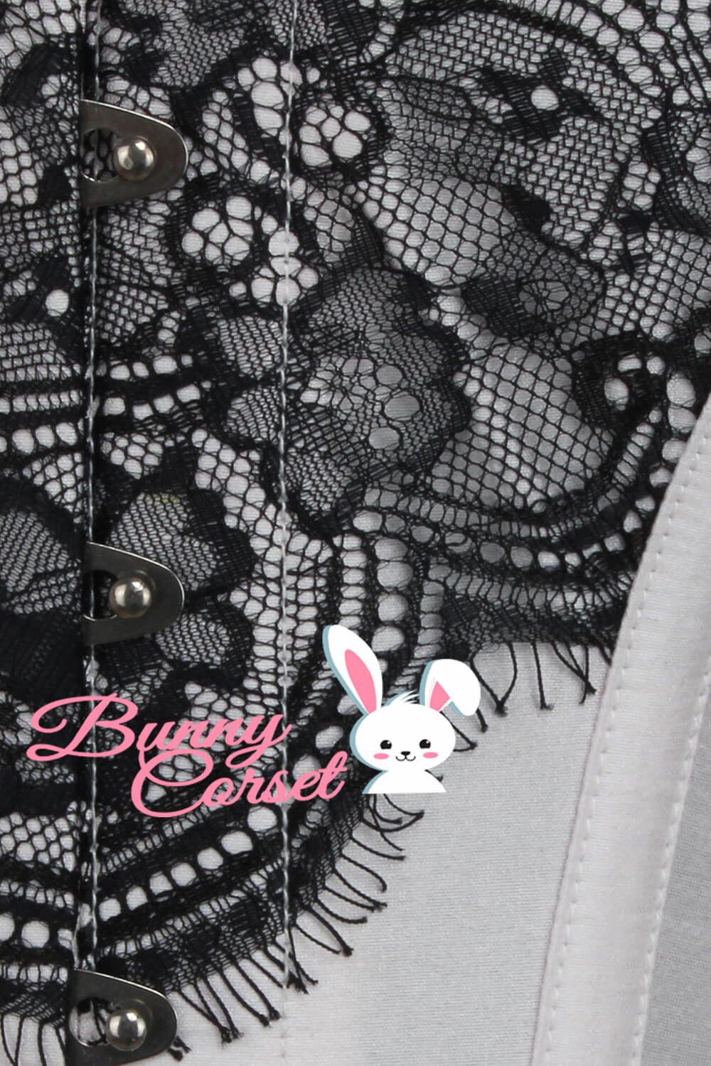 Bruce Overbust Silver Corset