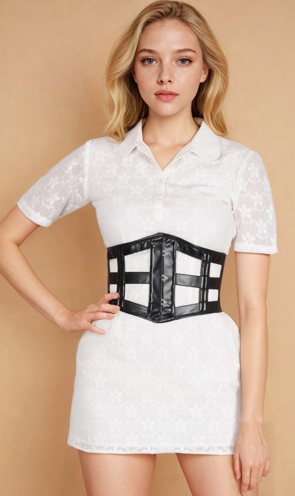 Merridan Black Corset Belt