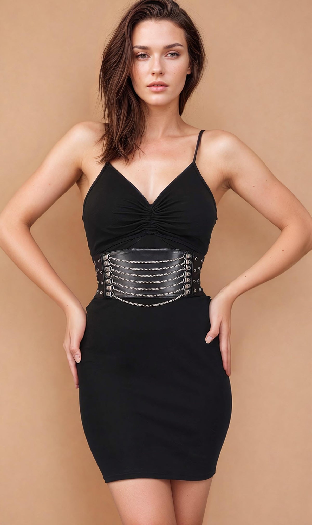 Eevee Faux Leather Corset Belt