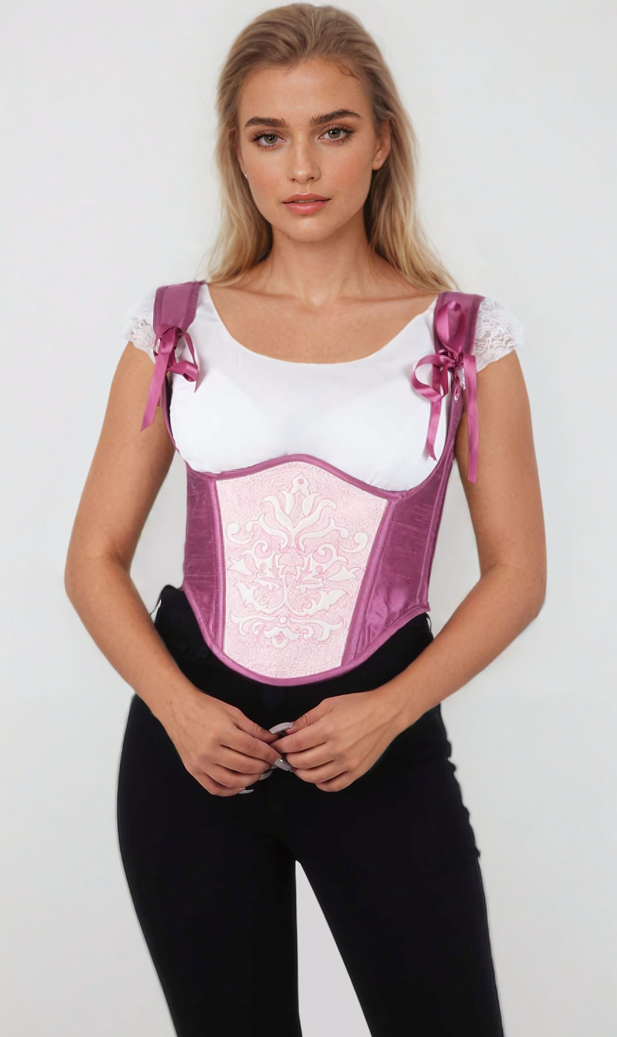 Bonnie Embroidered Underbust Corset