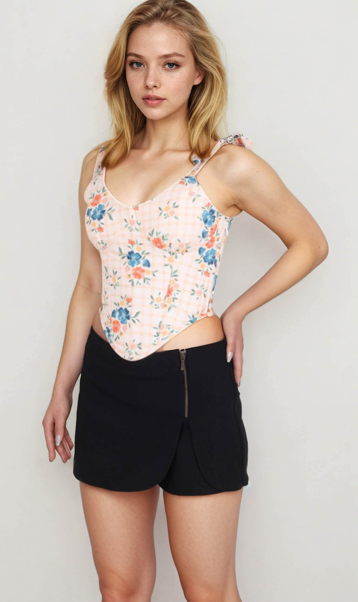 Nefertiti Printed Corset Top