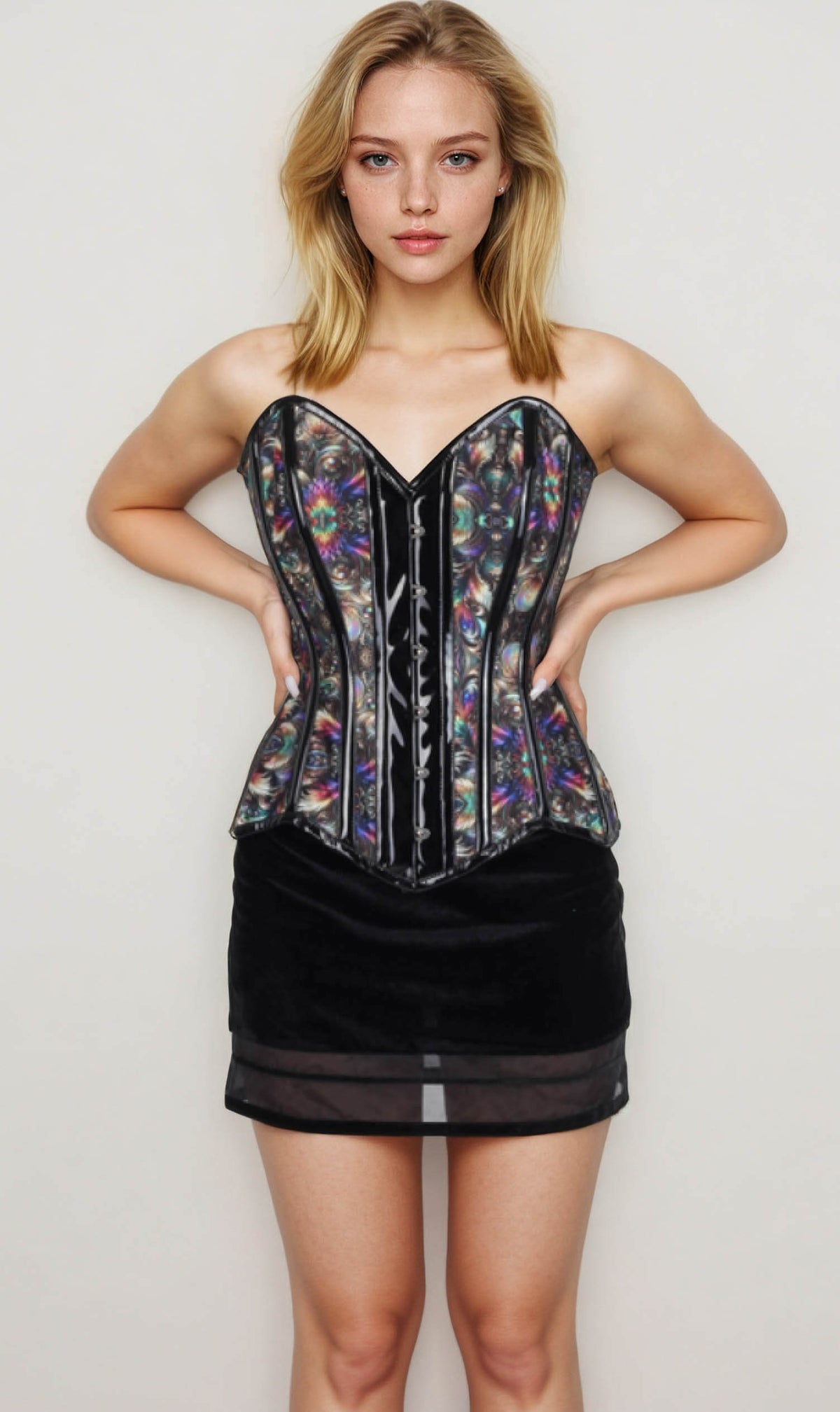 Vera Overbust Printed Corset