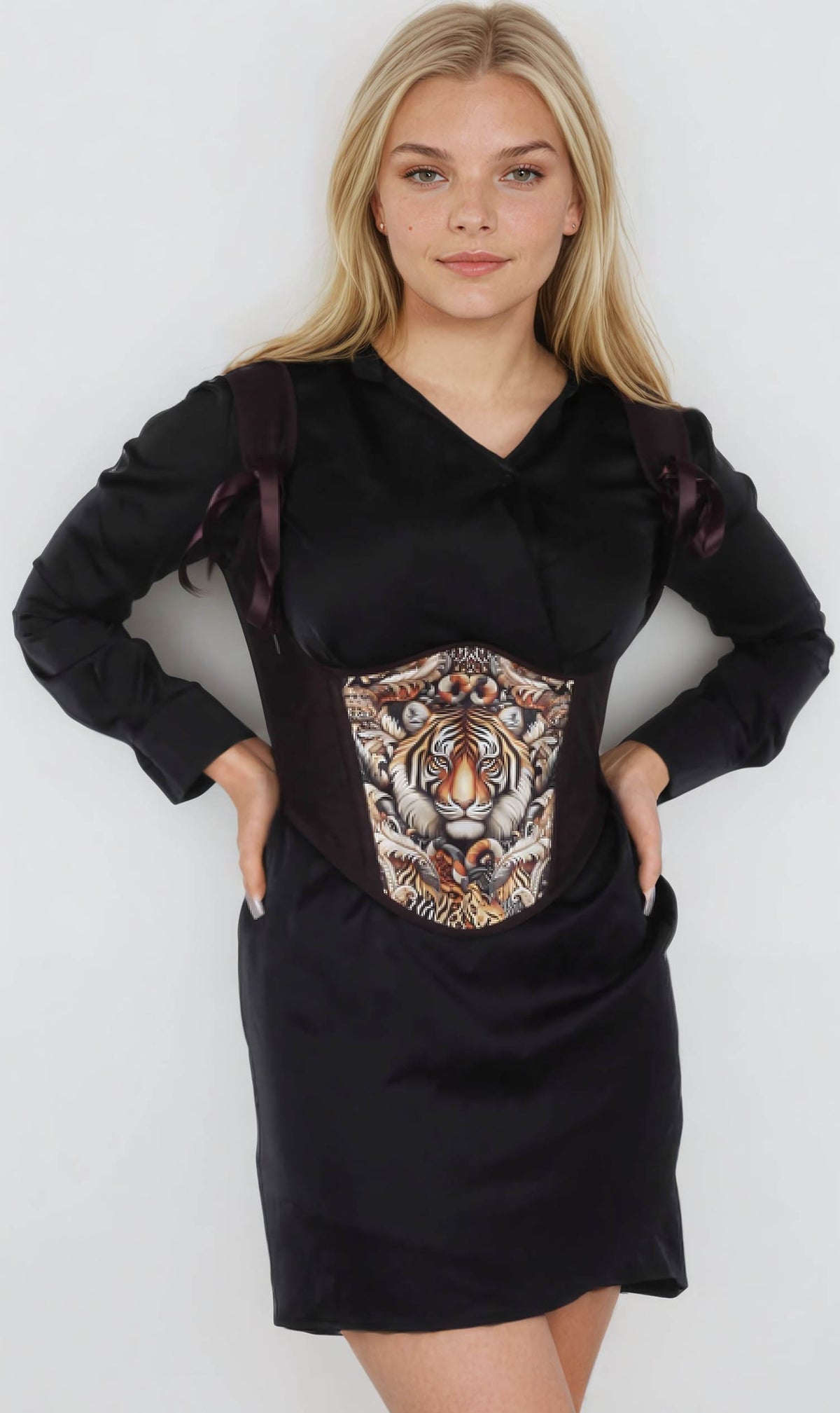 Giselle Tiger Print Corset