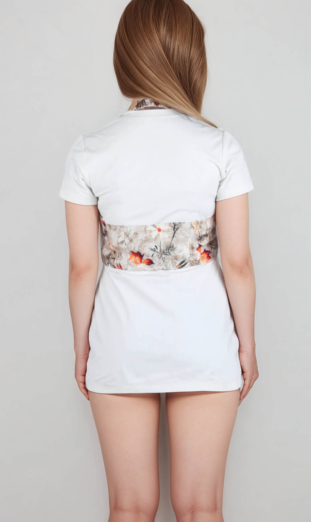 Paris Floral Print Waist Coat