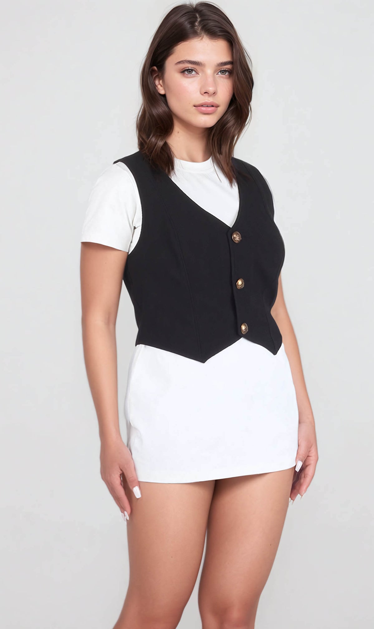Passion Black Waist Coat