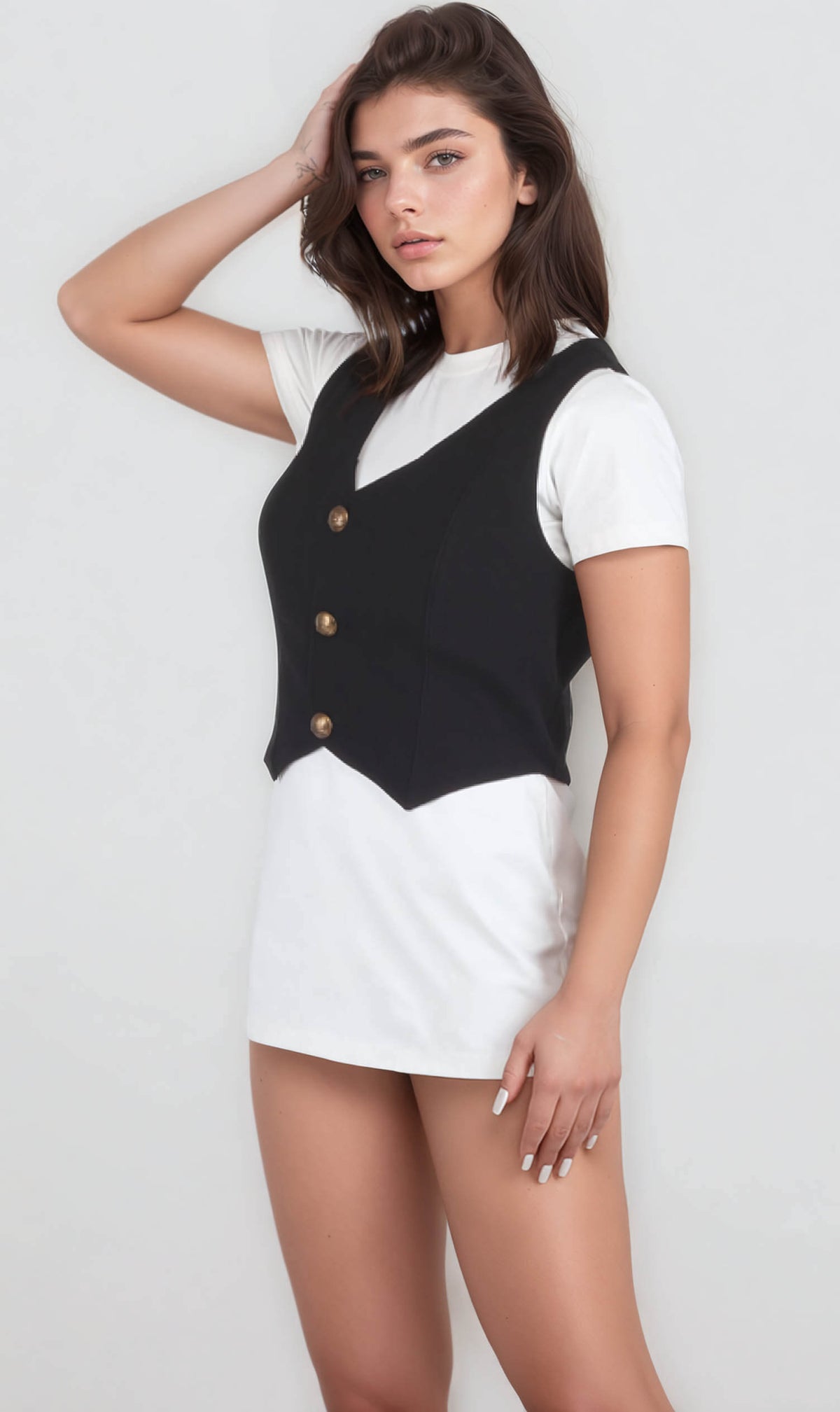 Passion Black Waist Coat