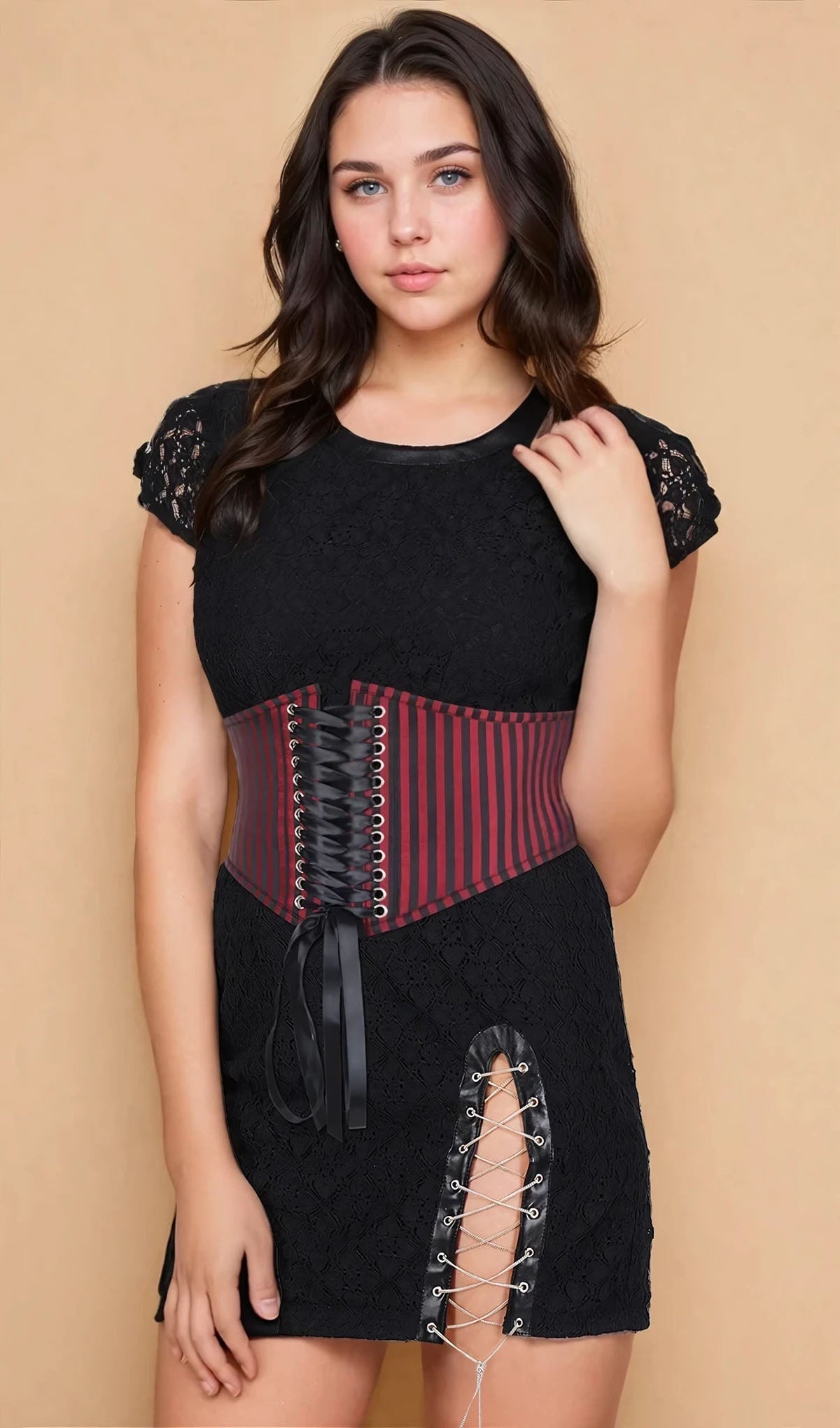 Corinne Brocade Corset Inspired Belt