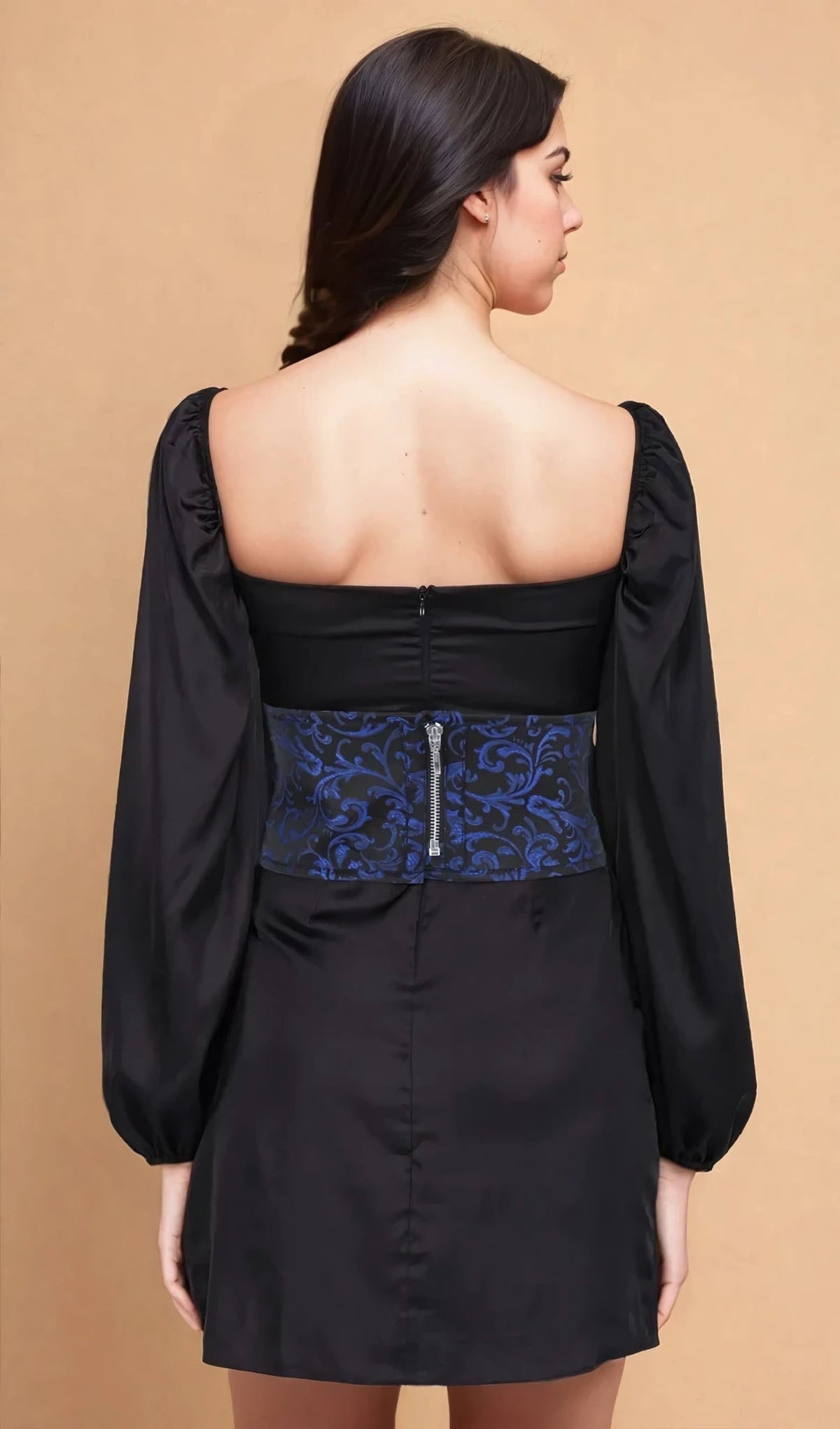 Romy Corset Inspired Brocade Belt