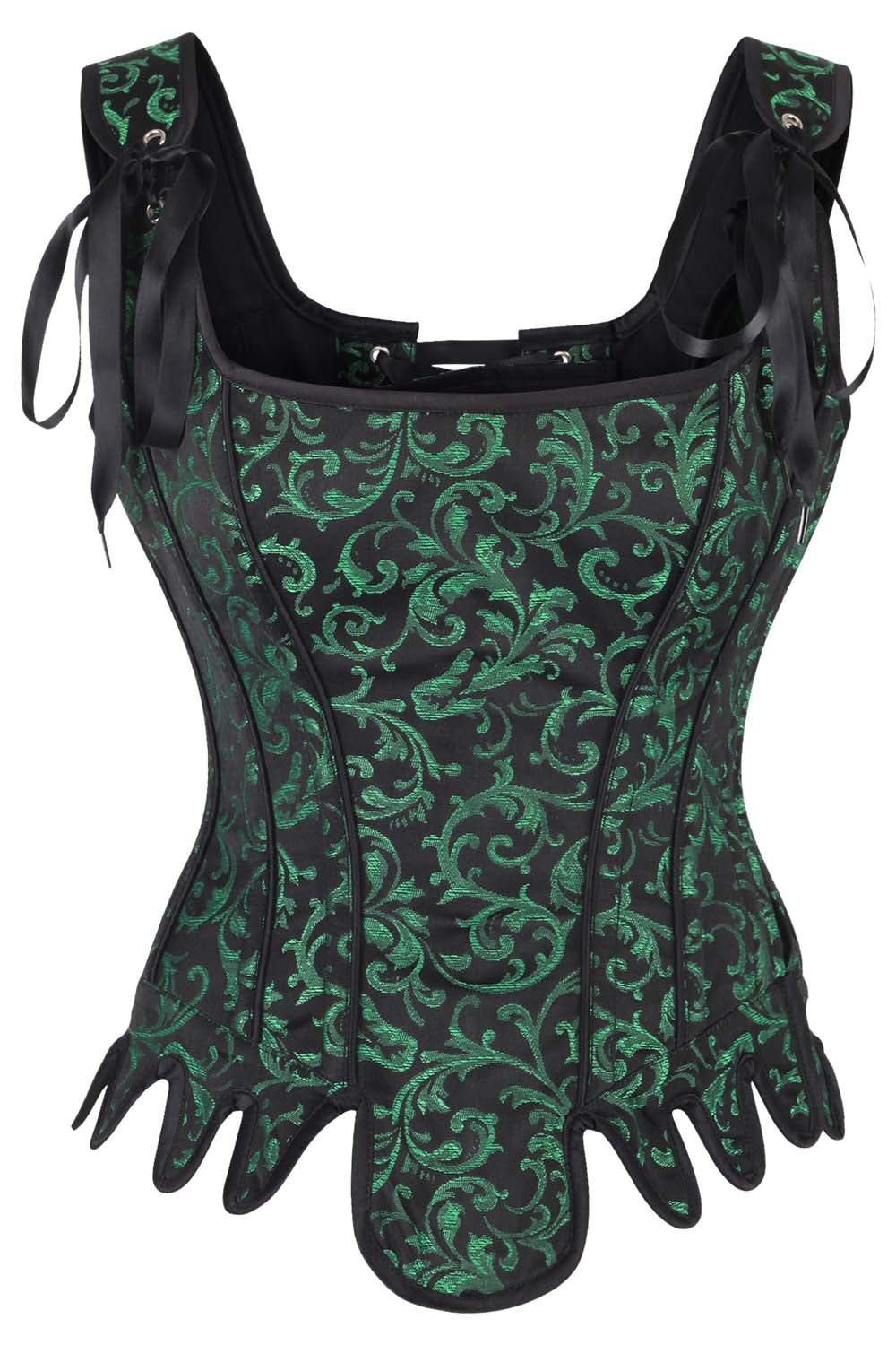 Stormy Green Overbust Corset