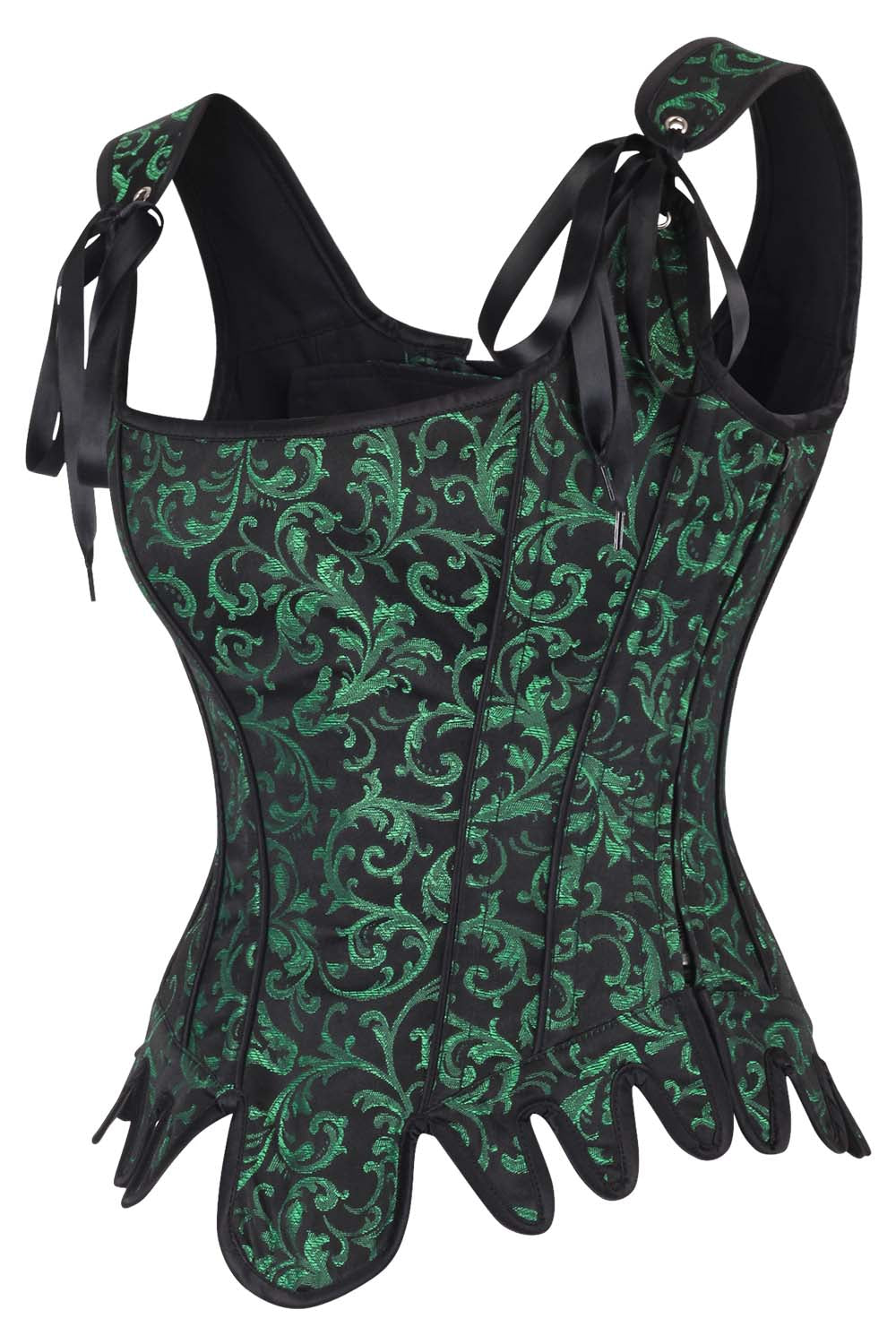 Stormy Green Overbust Corset