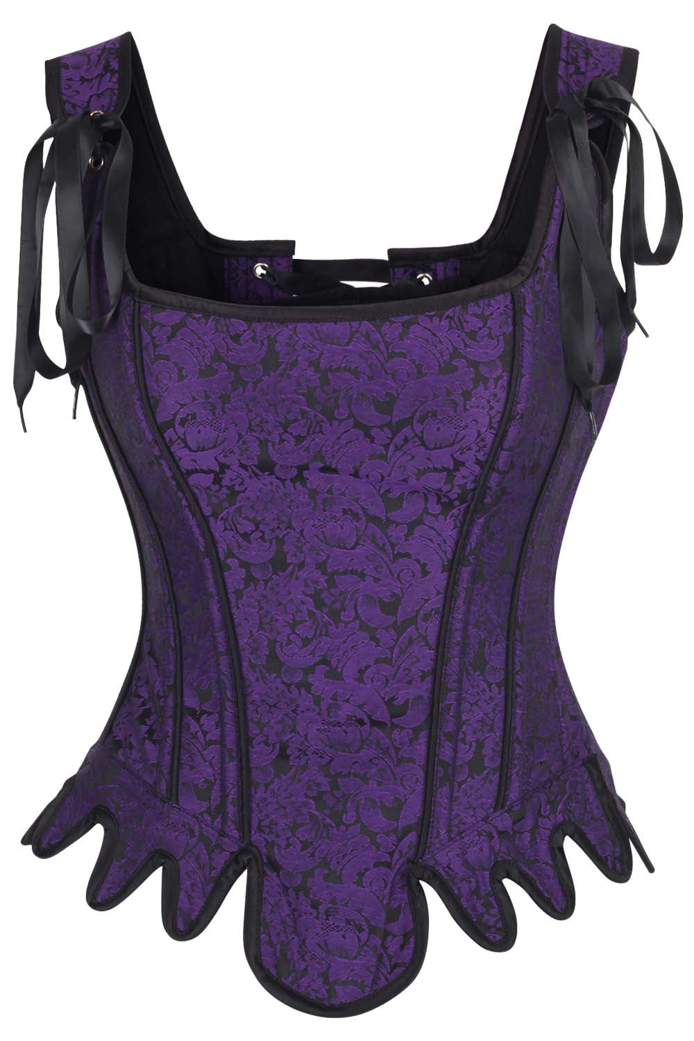 Eisley Purple Overbust Corset