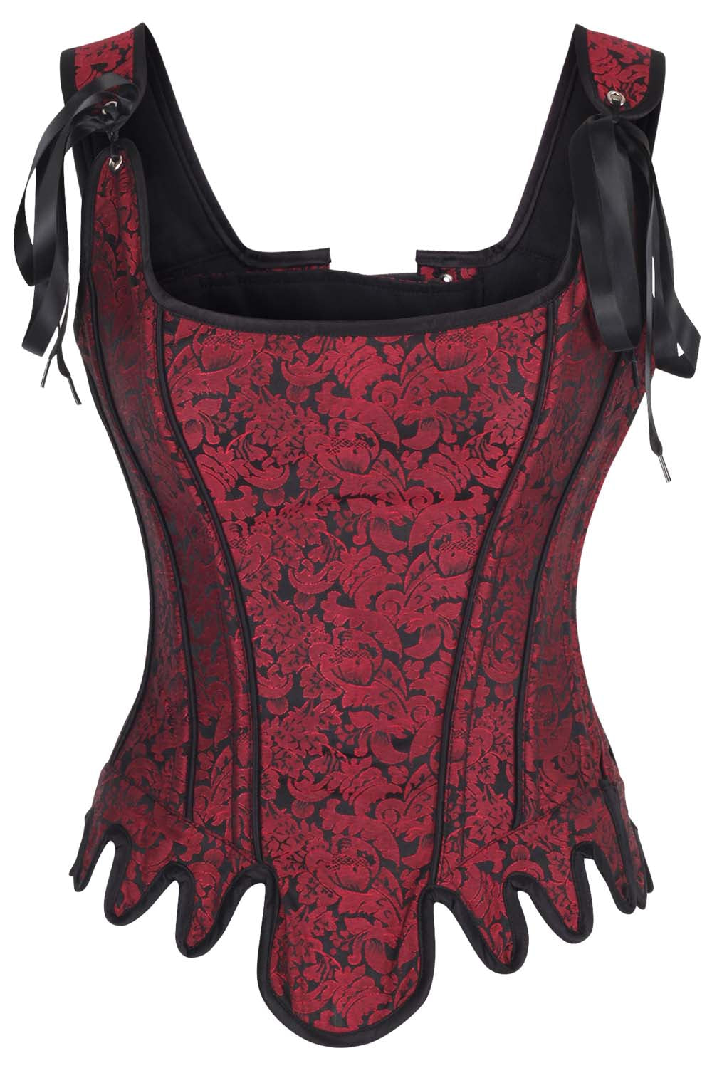 Charity Maroon Overbust Corset
