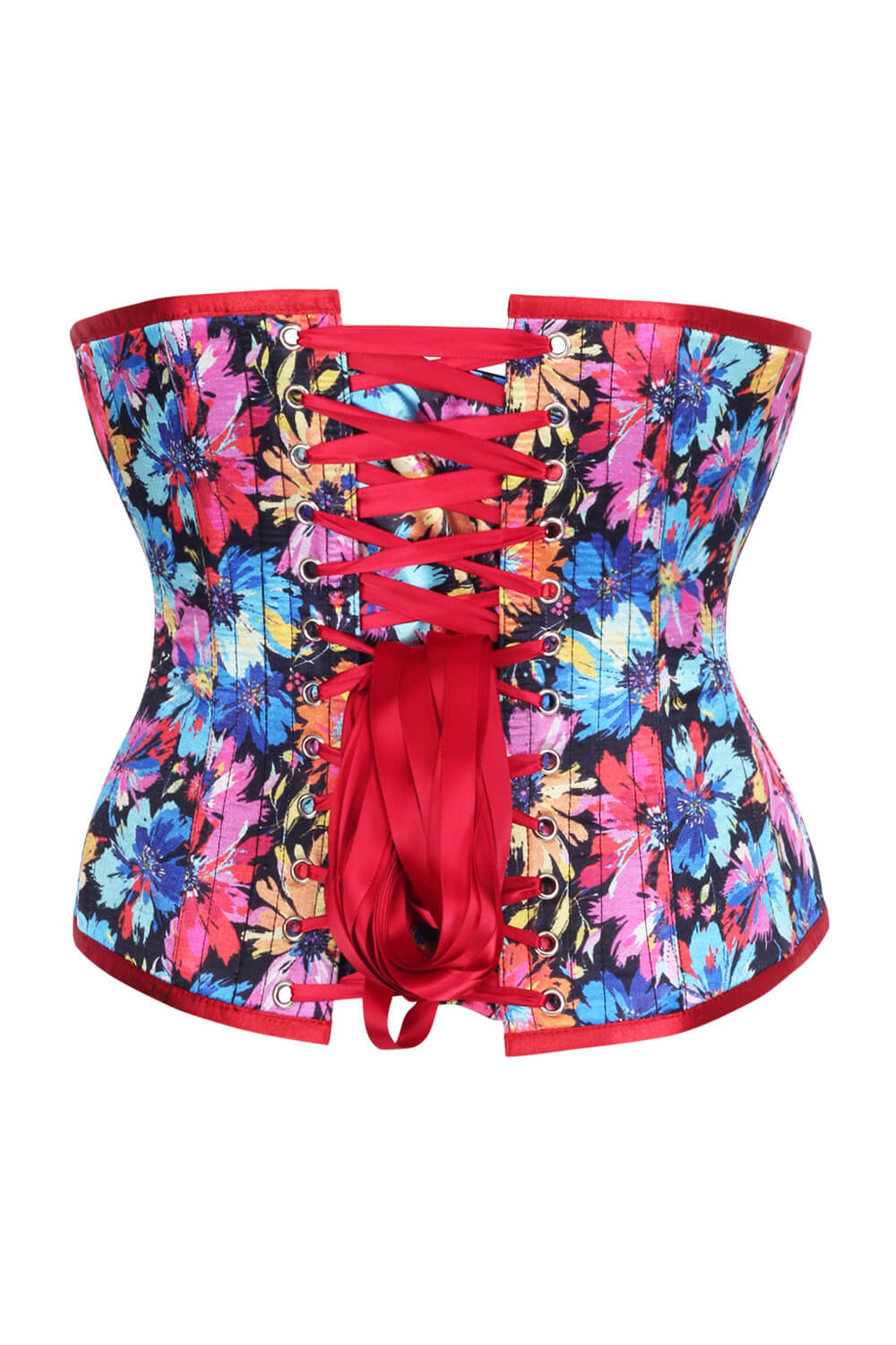 Janiyah Floral Satin Corset