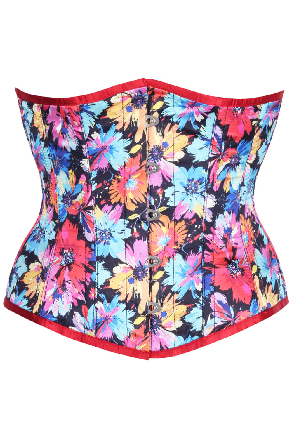 Janiyah Floral Satin Corset