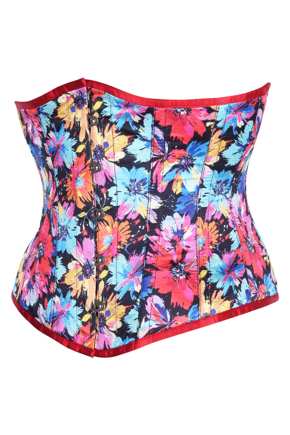 Janiyah Floral Satin Corset