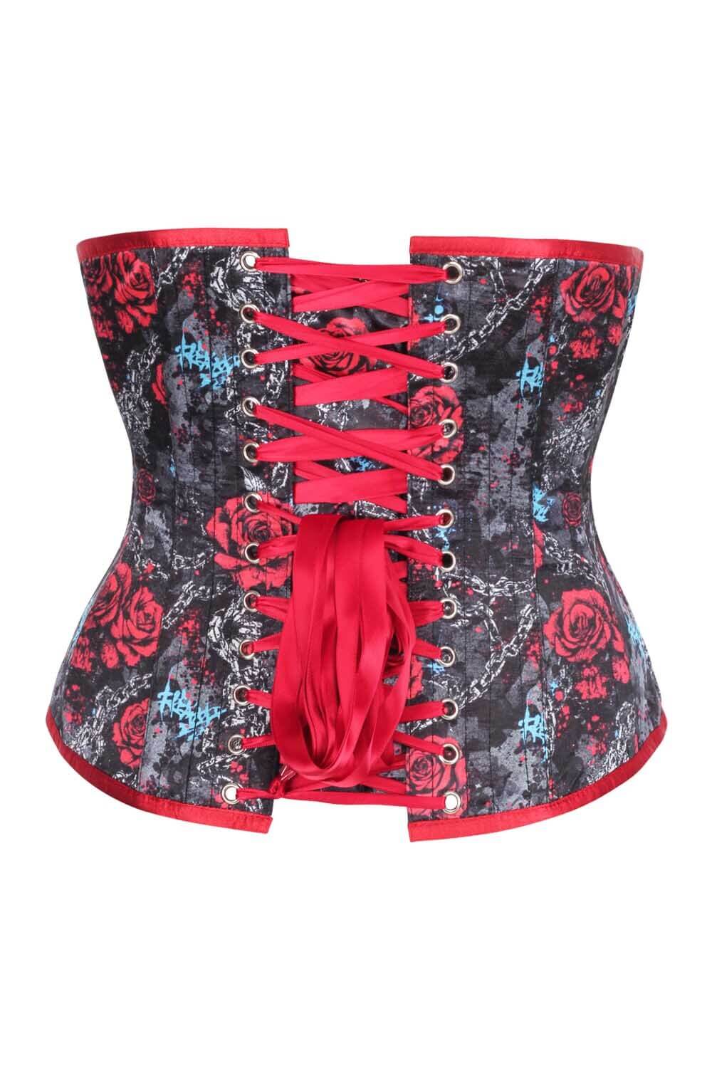 Harlee Gothic Rose Underbust Corset