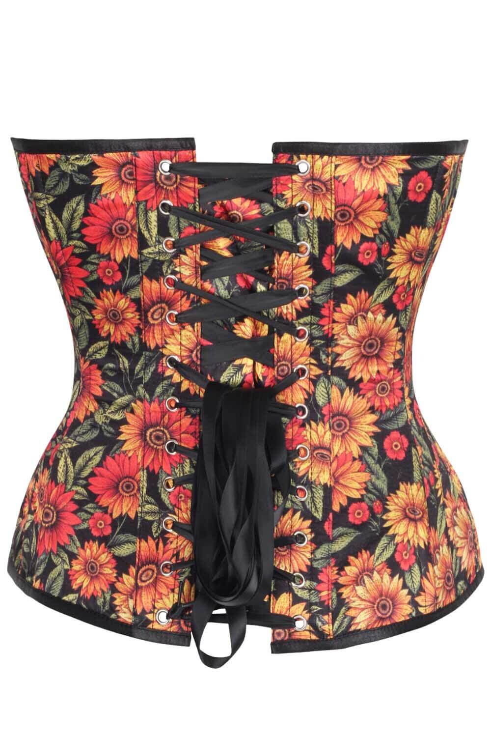 Hailee Floral Overbust Corset
