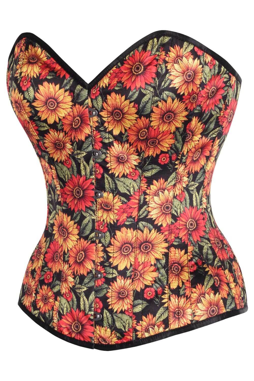 Hailee Floral Overbust Corset