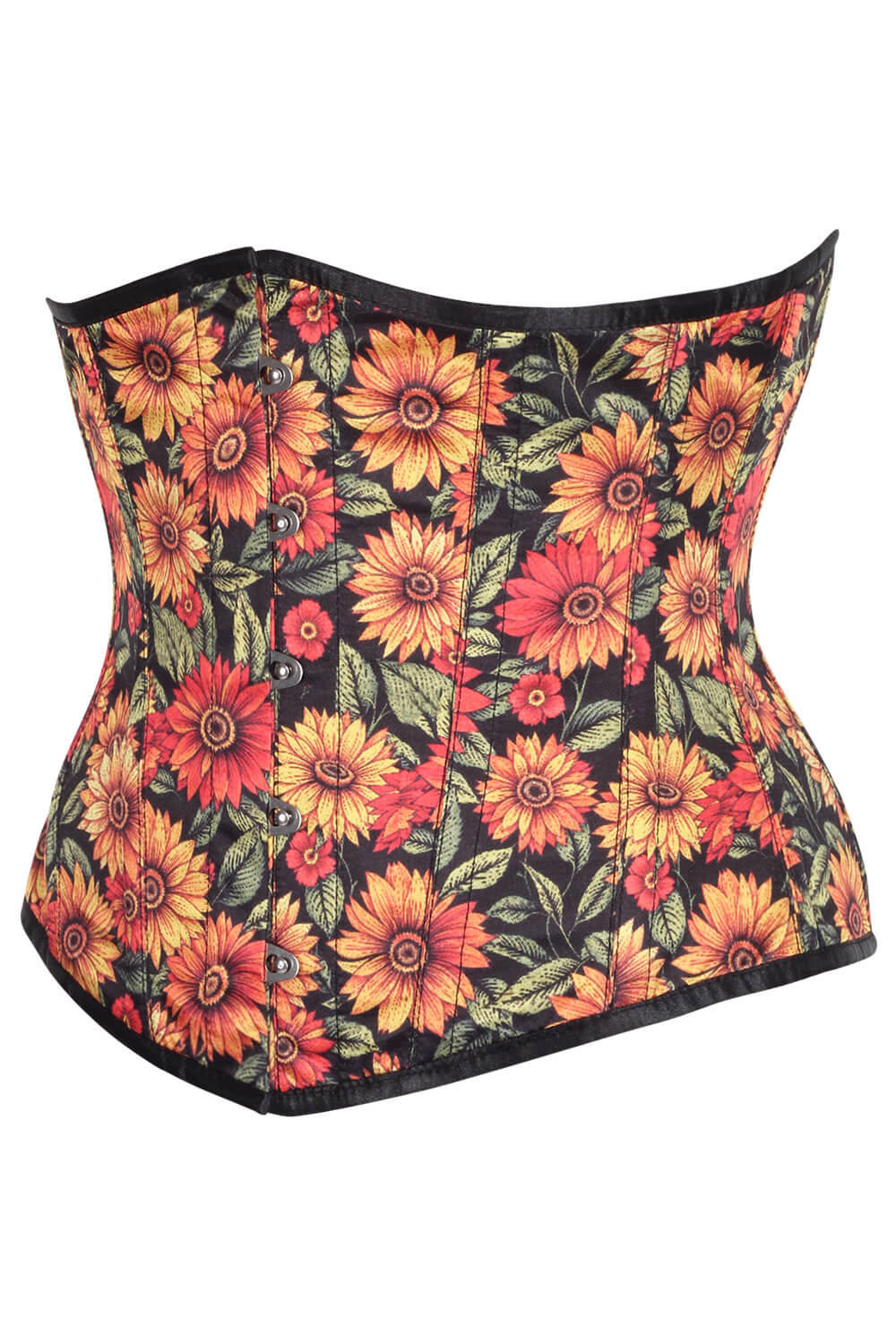 Haylee Floral Satin Corset