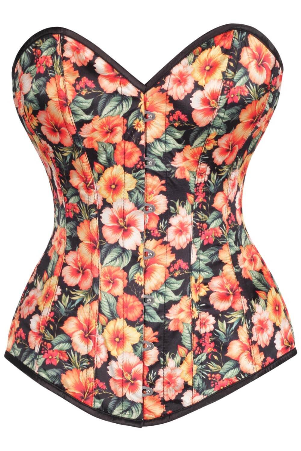 Malvie Tropical Overbust Corset