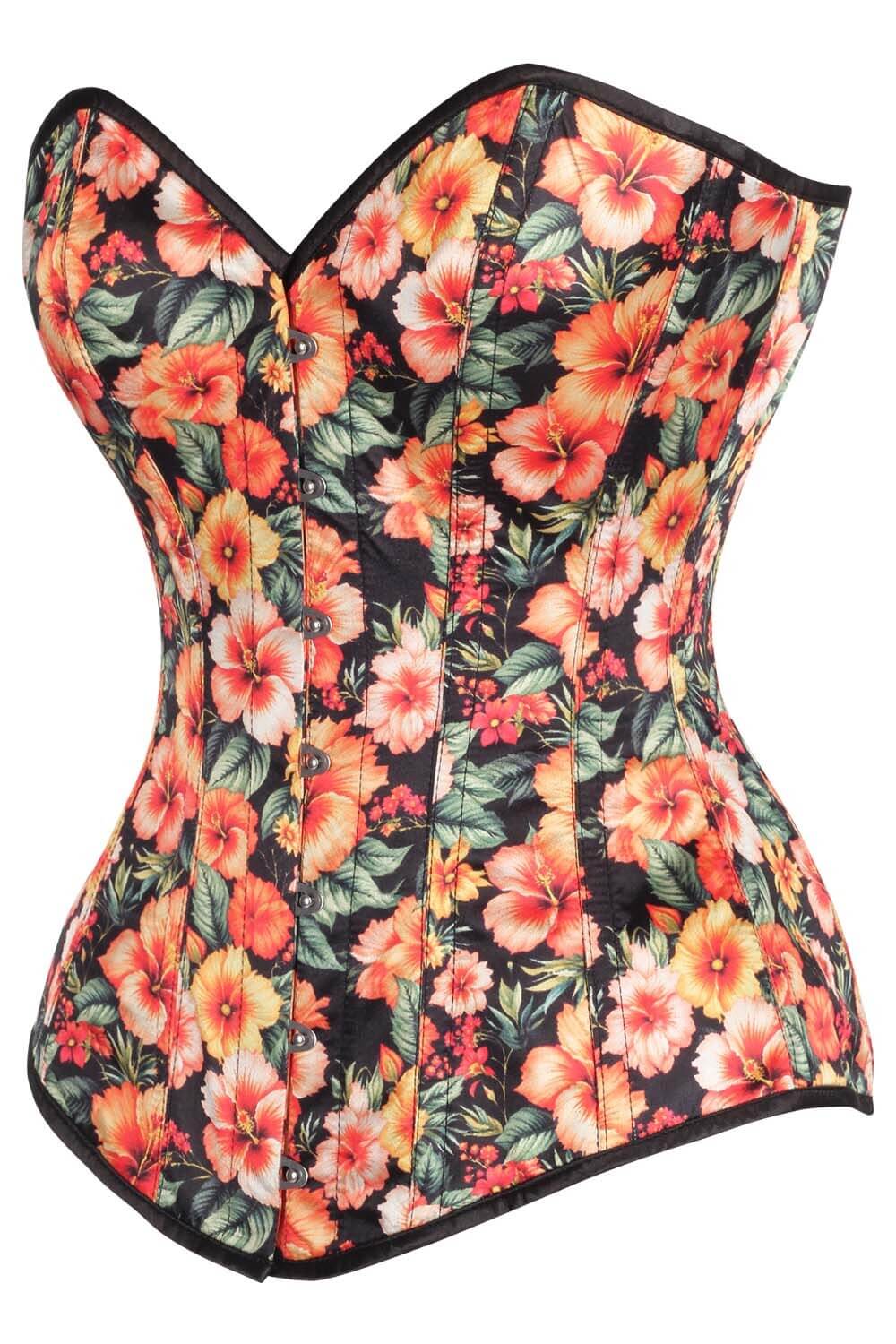 Malvie Tropical Overbust Corset