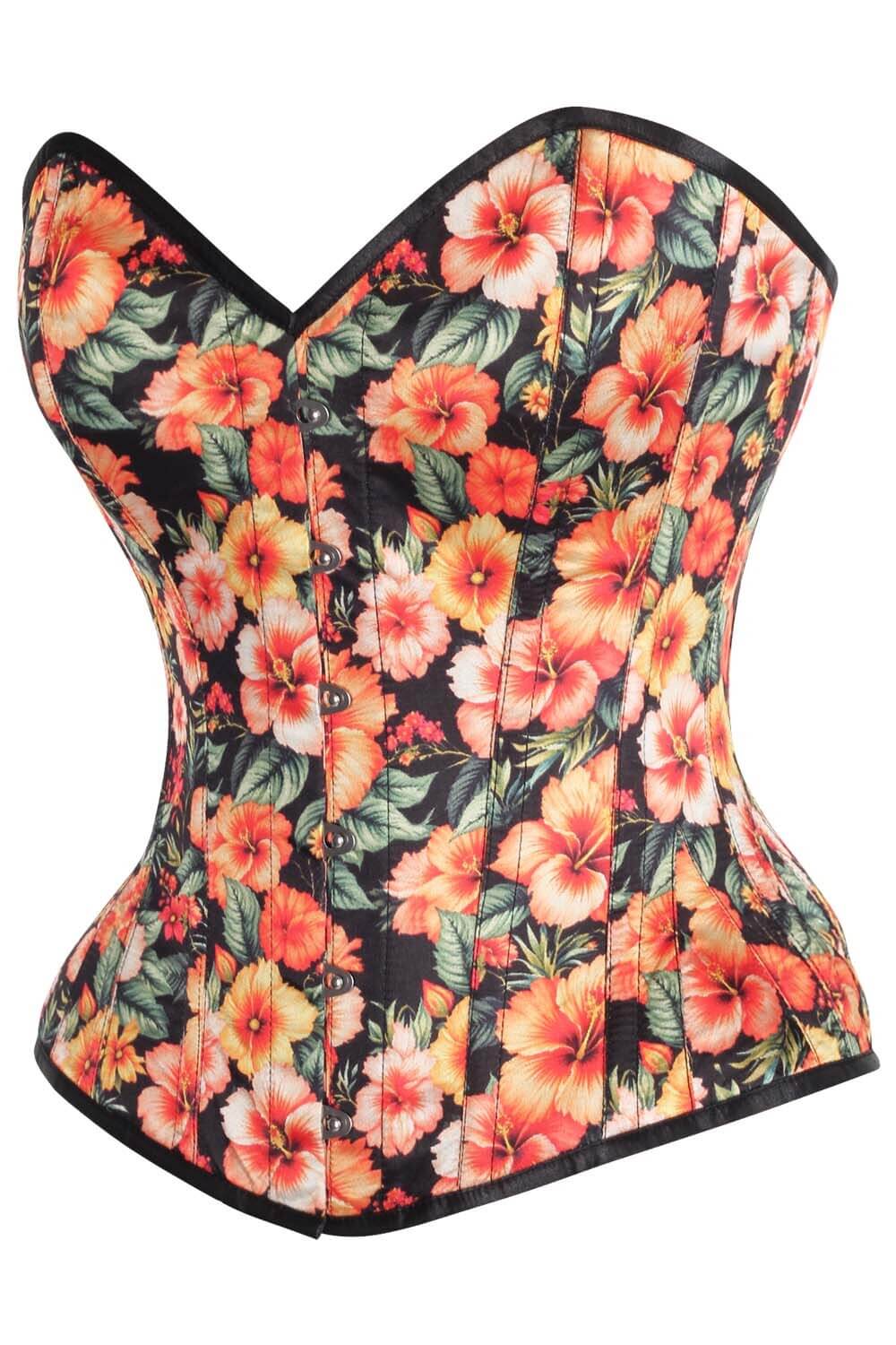 Kaylin Tropical Floral Corset