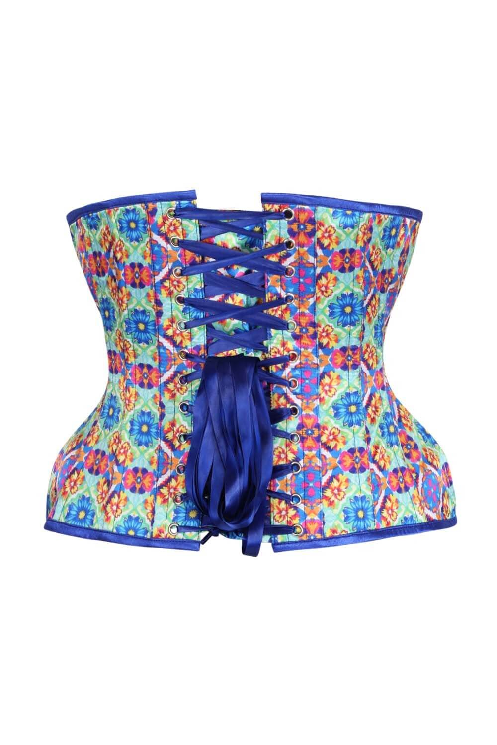 Hailie Satin Curvy Corset