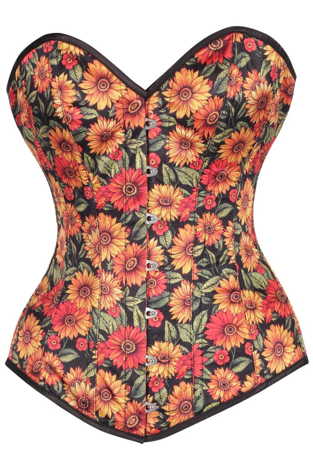 Lynlee Floral Overbust Corset