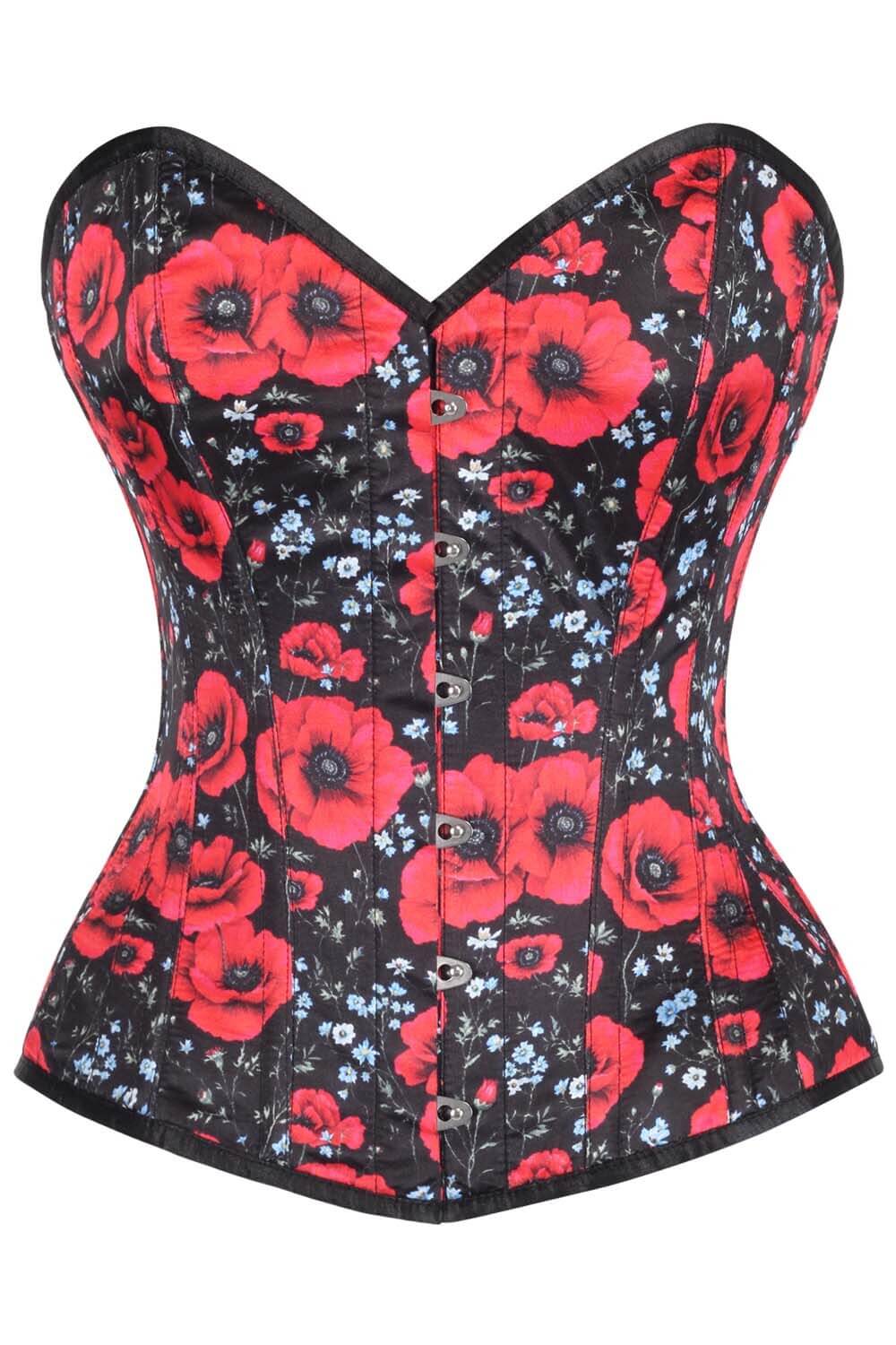 Emberlee Floral Overbust Corset