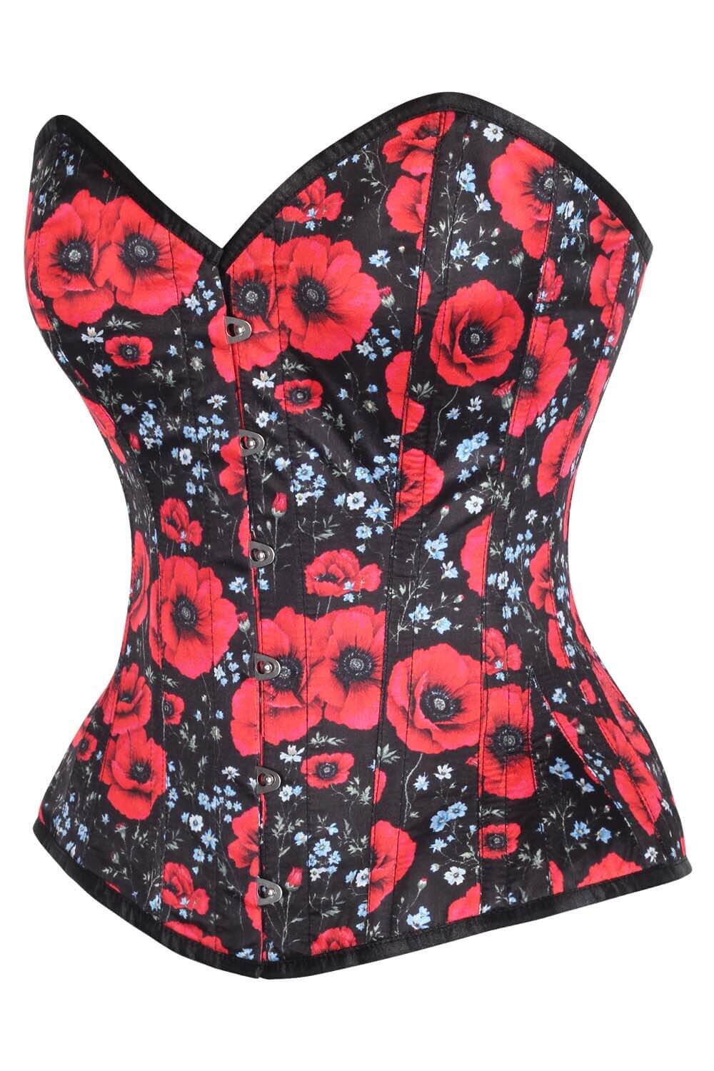 Emberlee Floral Overbust Corset