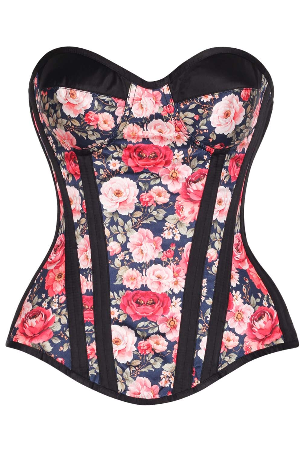 Lynnlee Floral Waist Trainer Corset and Skirt Co-Ord Set