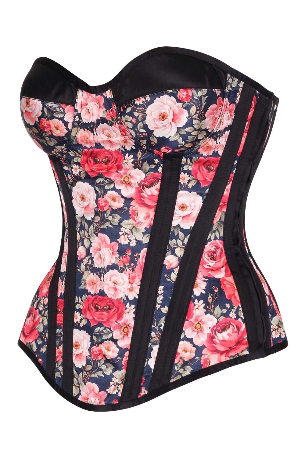 Lynnlee Floral Waist Trainer Corset and Skirt Co-Ord Set