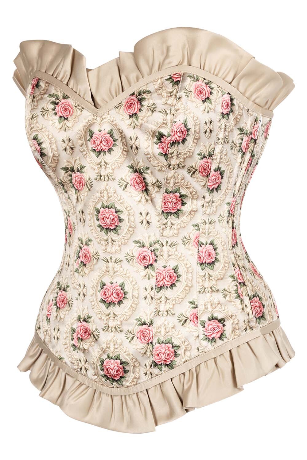 Leanne Rose Overbust Corset and Skirt Co-Ord Set