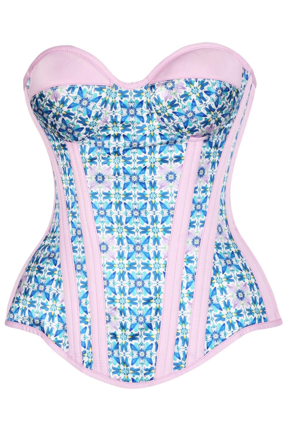 Clarity Floral Waist Trainer Corset and Skirt Co-ord Set