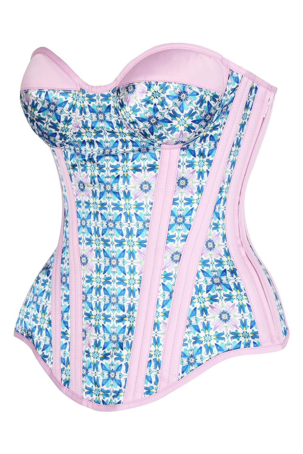 Clarity Floral Waist Trainer Corset and Skirt Co-ord Set