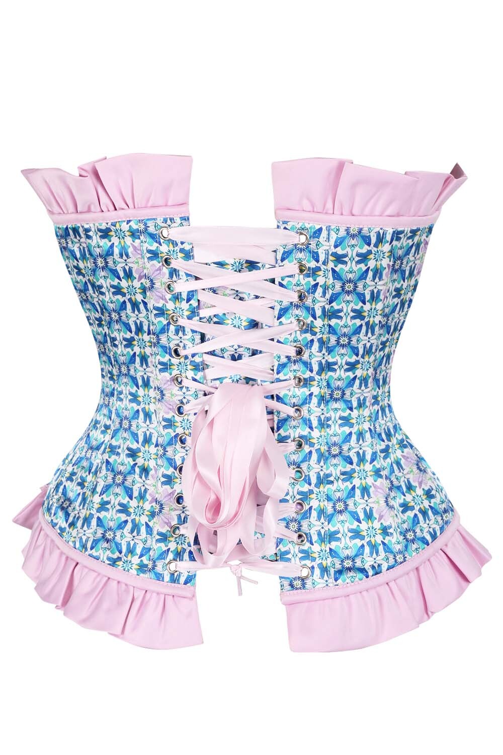 Chiyeko Printed Waist Trainer Corset and Skirt Co-ord Set