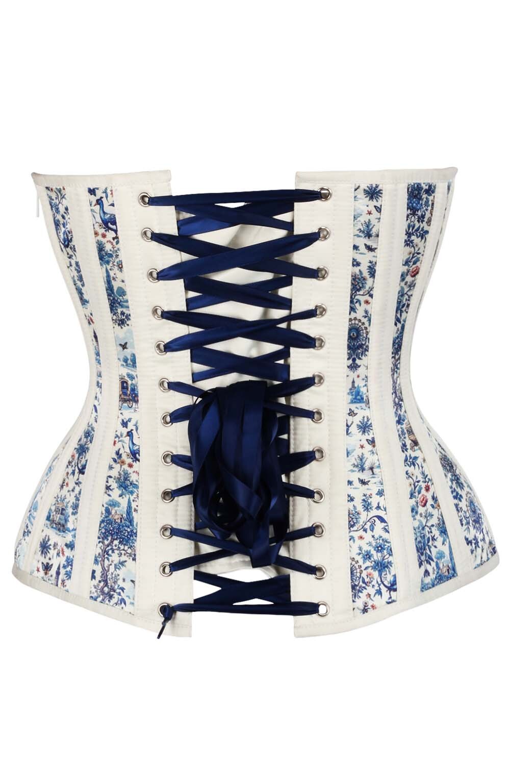 Bevie Floral Waist Trainer Corset and Skirt Co-ord Set