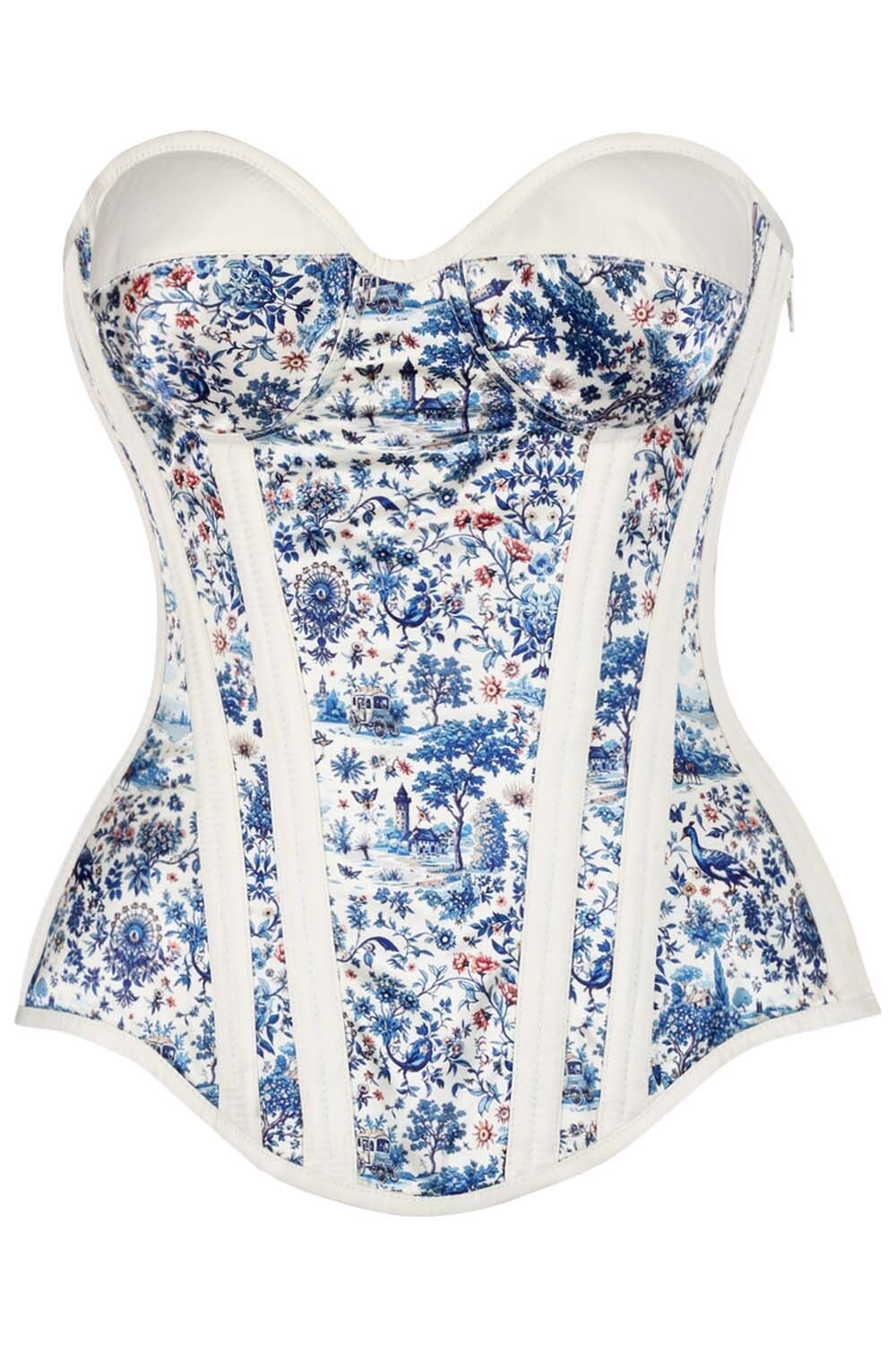 Bevie Floral Waist Trainer Corset and Skirt Co-ord Set