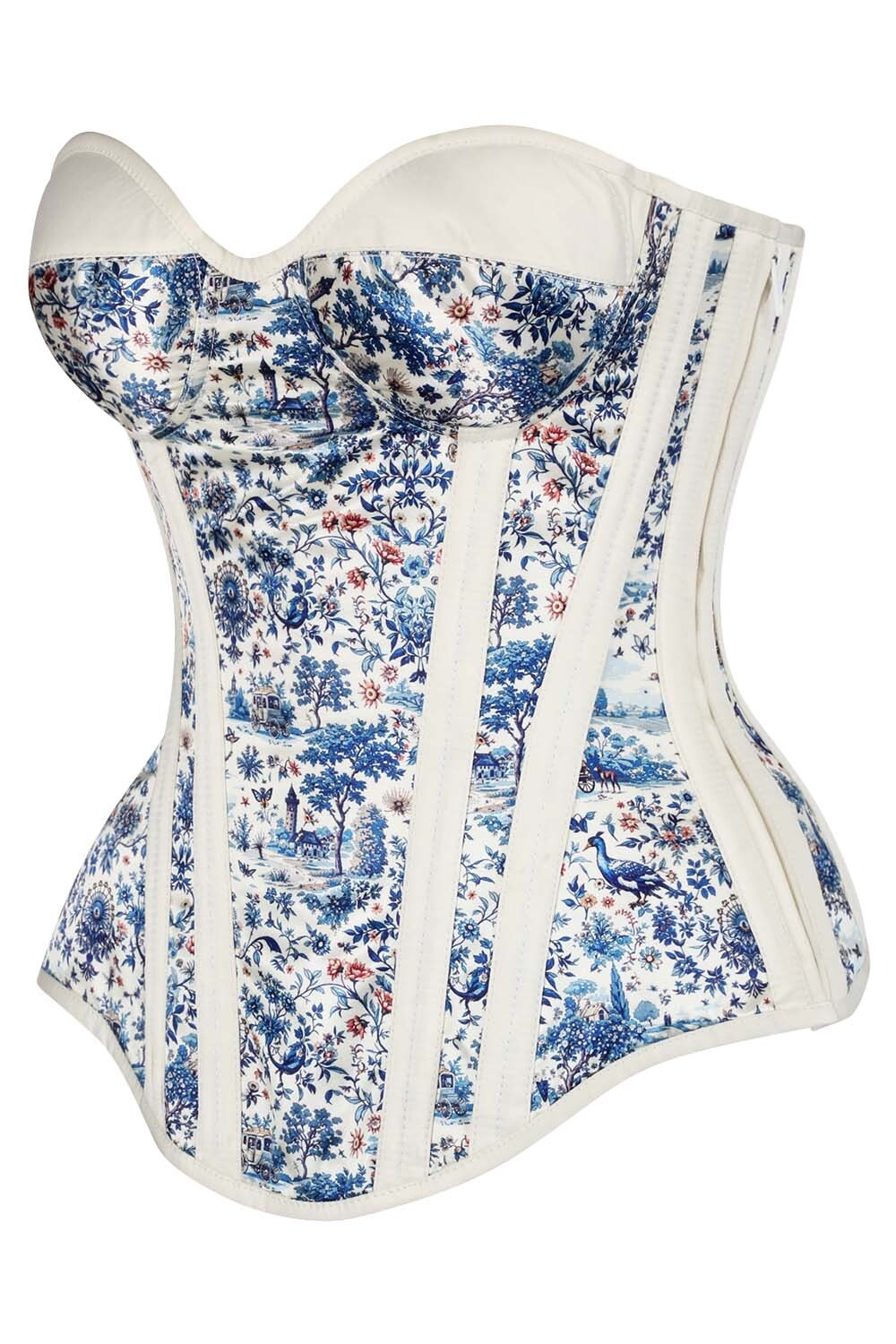 Bevie Floral Waist Trainer Corset and Skirt Co-ord Set